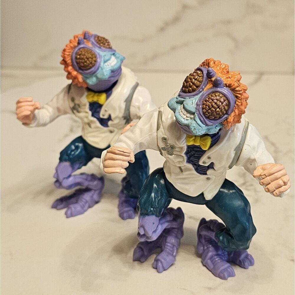 Vintage 1989 TMNT Baxter Stockman Teenage Mutant Ninja Turtles Action Figure